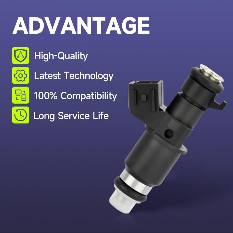 Readair FJ1157 Fuel Injector Fits for Chevy&GMC for Cadillac Buick Enclave Lacrosse ATS CTS XTS Camaro Colorado Equinox Impala Limited Traverse Canyon Terrain 2.4L 3.0L 3.6L V6 replace 12634126, 6PCS - Image 3